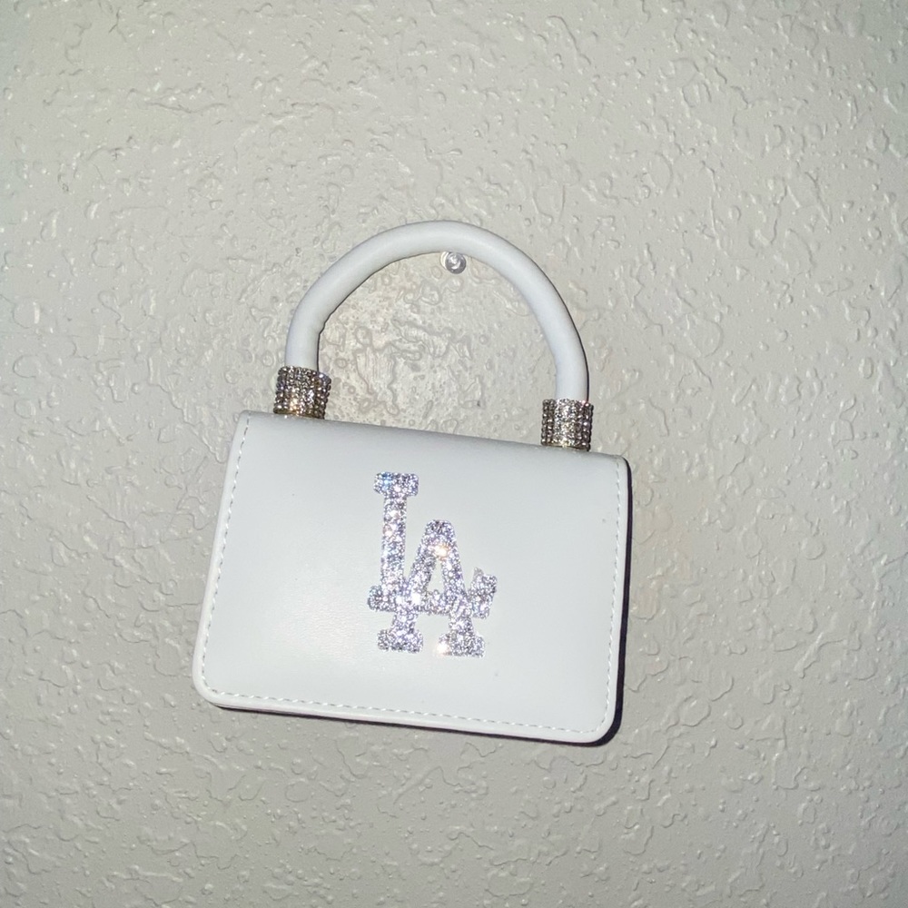 White handbag